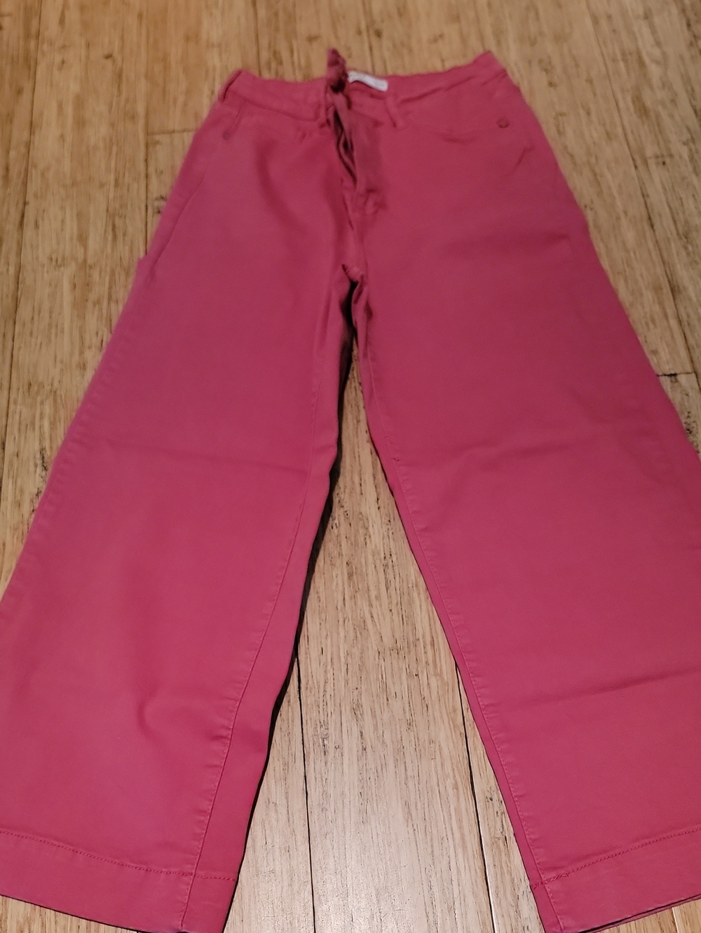 Oat New York Rose Pink Wide-Leg Jeans